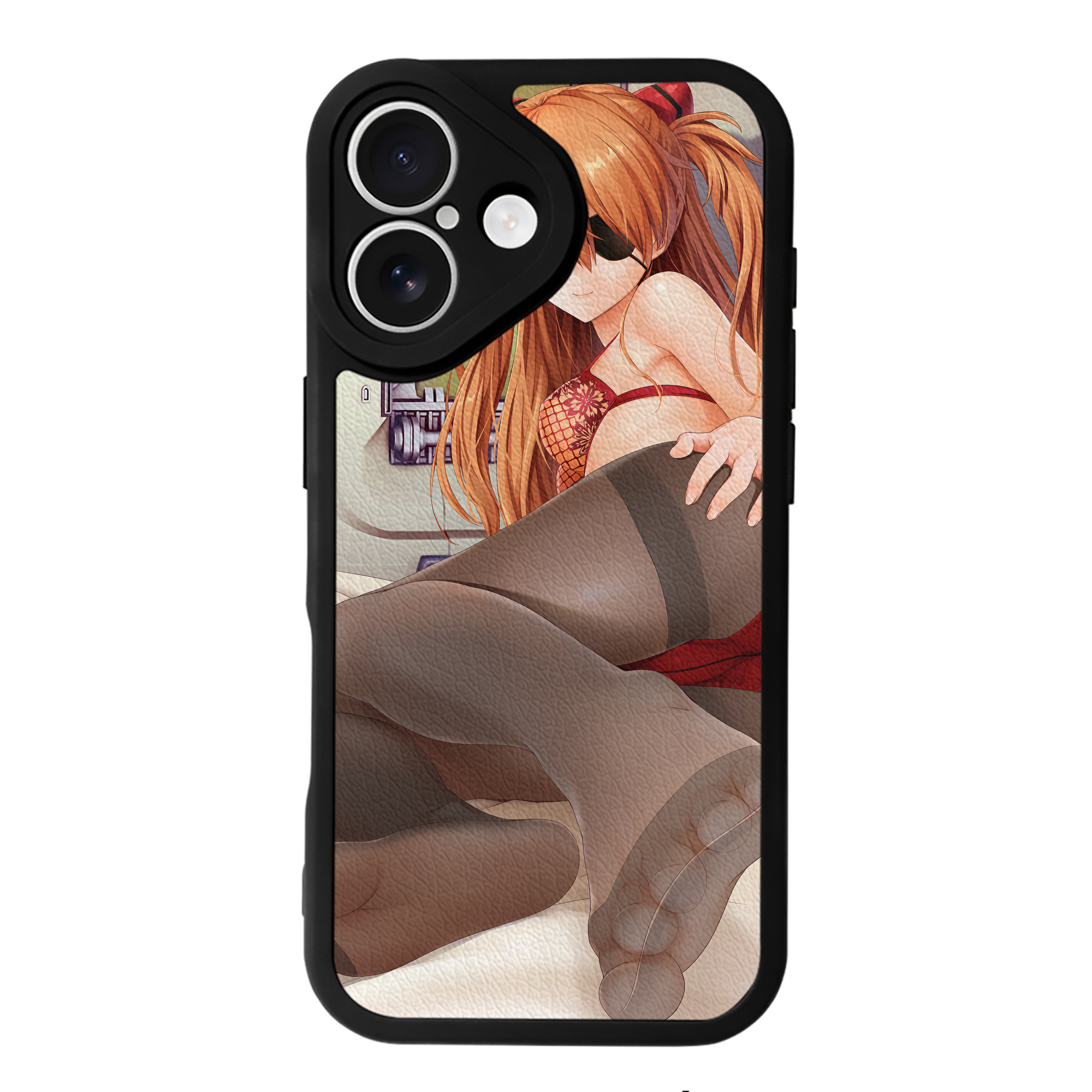 （画像用） EVA 新世紀エヴァンゲリオン 【iPhone 16シリーズ対応】シリコンスマホケース（レザー調） 材質：シリコン